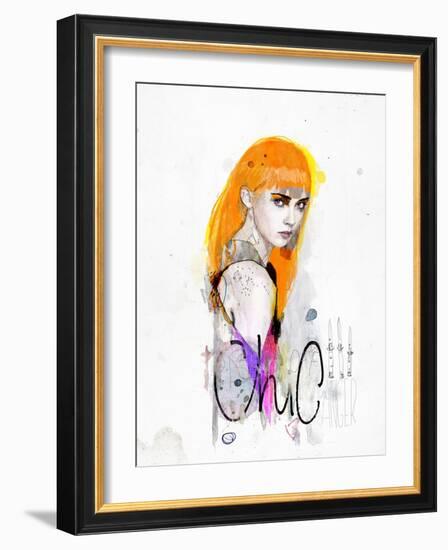 Anger Chic-Mydeadpony-Framed Art Print