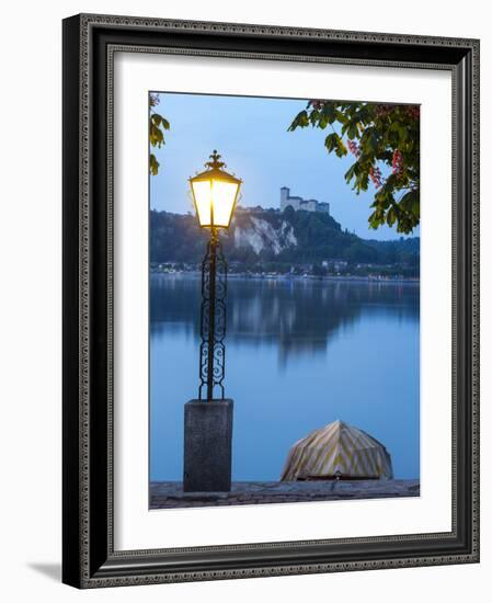 Angera Viewed from Arona, Lake Maggiore, Piedmont, Italy-Doug Pearson-Framed Photographic Print