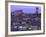 Anghiari at twilight, Vitaleta, Tuscany, Italy-Roland Gerth-Framed Photographic Print