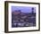 Anghiari at twilight, Vitaleta, Tuscany, Italy-Roland Gerth-Framed Photographic Print