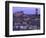 Anghiari at twilight, Vitaleta, Tuscany, Italy-Roland Gerth-Framed Photographic Print