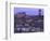 Anghiari at twilight, Vitaleta, Tuscany, Italy-Roland Gerth-Framed Photographic Print