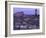 Anghiari at twilight, Vitaleta, Tuscany, Italy-Roland Gerth-Framed Photographic Print