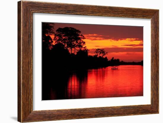 Angkor Sunset I-Erin Berzel-Framed Photographic Print