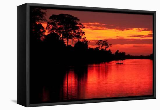 Angkor Sunset I-Erin Berzel-Framed Premier Image Canvas