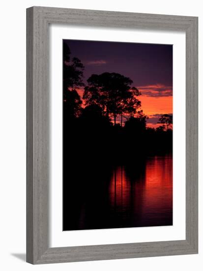 Angkor Sunset II-Erin Berzel-Framed Photographic Print