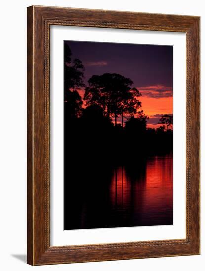 Angkor Sunset II-Erin Berzel-Framed Photographic Print