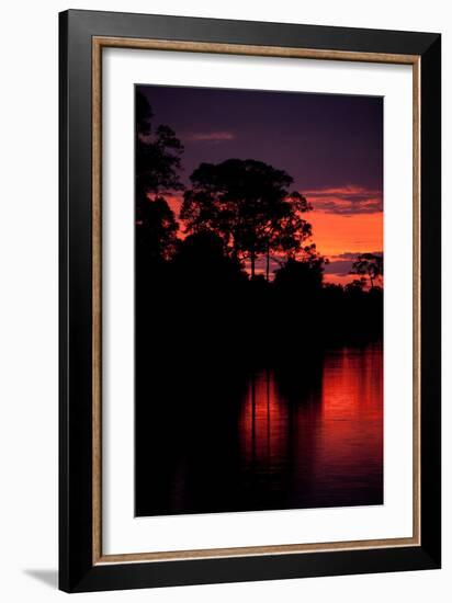 Angkor Sunset II-Erin Berzel-Framed Photographic Print