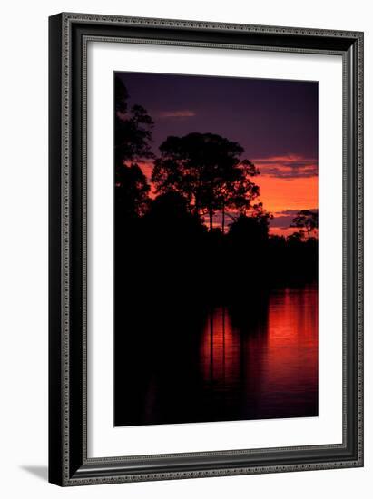 Angkor Sunset II-Erin Berzel-Framed Photographic Print