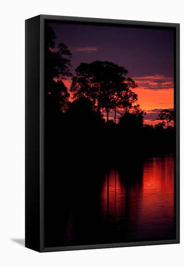 Angkor Sunset II-Erin Berzel-Framed Premier Image Canvas