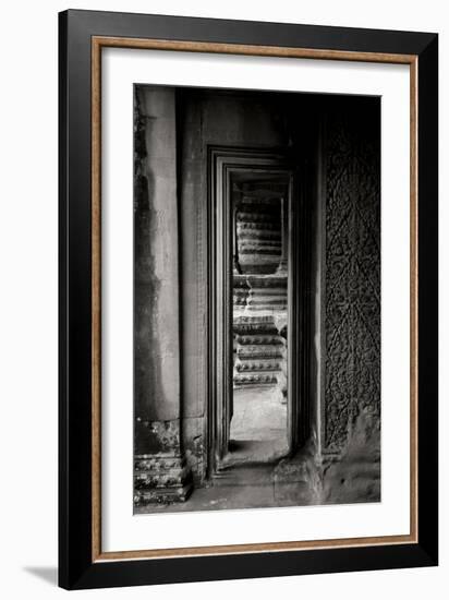 Angkor Wat II BW-Erin Berzel-Framed Photographic Print