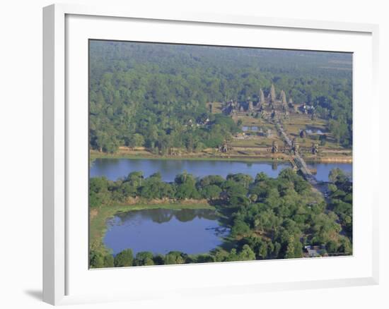 Angkor Wat, Siem Reap, Cambodia, Indochina, Asia-Bruno Morandi-Framed Photographic Print