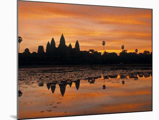 Angkor Wat, Siem Reap, Cambodia-Walter Bibikow-Mounted Photographic Print