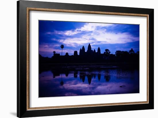 Angkor Wat Sunrise III-Erin Berzel-Framed Photographic Print