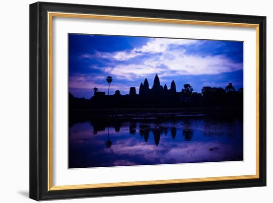 Angkor Wat Sunrise III-Erin Berzel-Framed Photographic Print