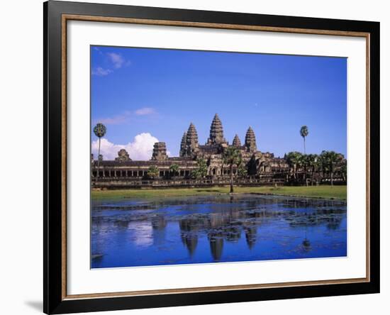 Angkor Wat Temple, Angkor, Cambodia-Angelo Cavalli-Framed Photographic Print