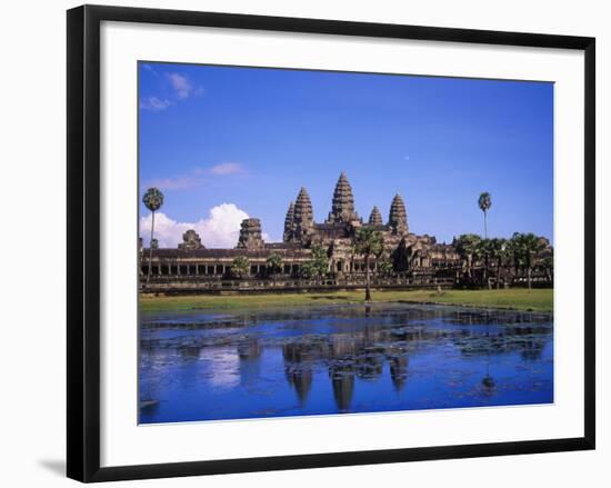 Angkor Wat Temple, Angkor, Cambodia-Angelo Cavalli-Framed Photographic Print