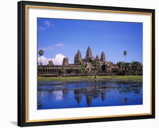 Angkor Wat Temple, Angkor, Cambodia-Angelo Cavalli-Framed Photographic Print