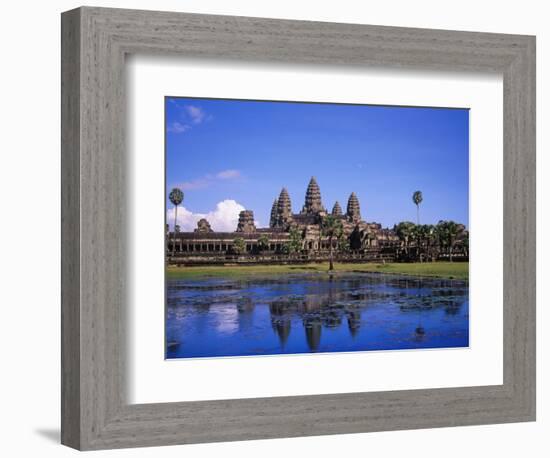 Angkor Wat Temple, Angkor, Cambodia-Angelo Cavalli-Framed Photographic Print