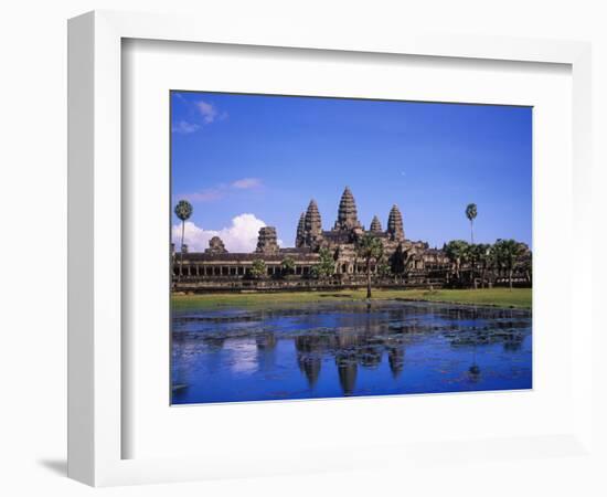 Angkor Wat Temple, Angkor, Cambodia-Angelo Cavalli-Framed Photographic Print