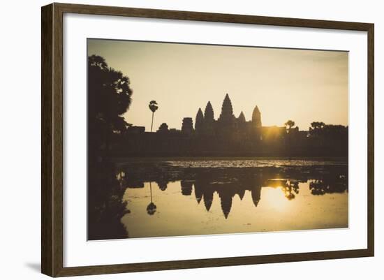 Angkor Wat Temple, Angkor, UNESCO World Heritage Site, Cambodia, Indochina, Southeast Asia, Asia-Yadid Levy-Framed Photographic Print