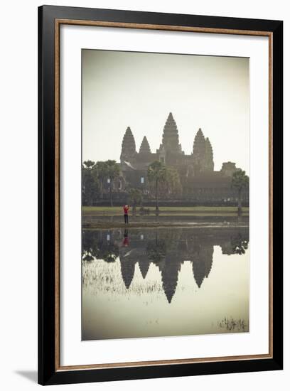 Angkor Wat Temple, Angkor, UNESCO World Heritage Site, Cambodia, Indochina, Southeast Asia, Asia-Yadid Levy-Framed Photographic Print