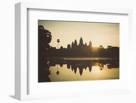 Angkor Wat Temple, Angkor, UNESCO World Heritage Site, Cambodia, Indochina, Southeast Asia, Asia-Yadid Levy-Framed Photographic Print