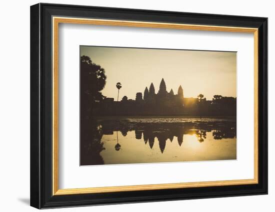 Angkor Wat Temple, Angkor, UNESCO World Heritage Site, Cambodia, Indochina, Southeast Asia, Asia-Yadid Levy-Framed Photographic Print