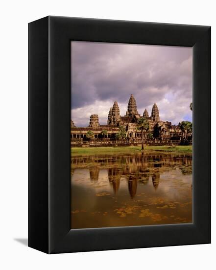 Angkor Wat temple, Cambodia, Asia-Angelo Cavalli-Framed Premier Image Canvas