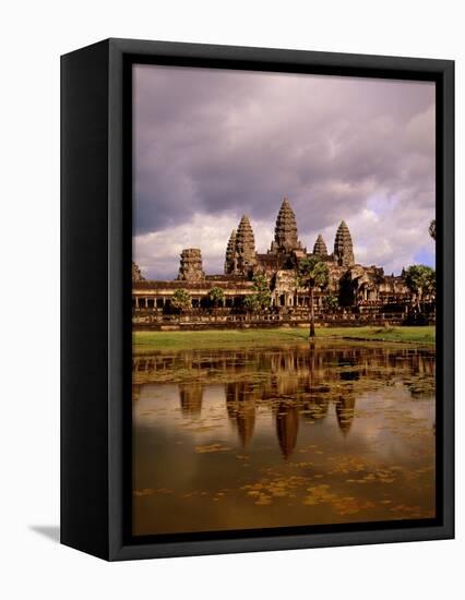 Angkor Wat temple, Cambodia, Asia-Angelo Cavalli-Framed Premier Image Canvas