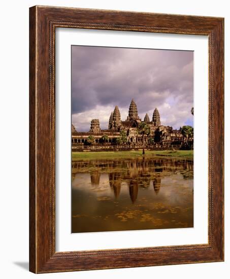 Angkor Wat temple, Cambodia, Asia-Angelo Cavalli-Framed Photographic Print