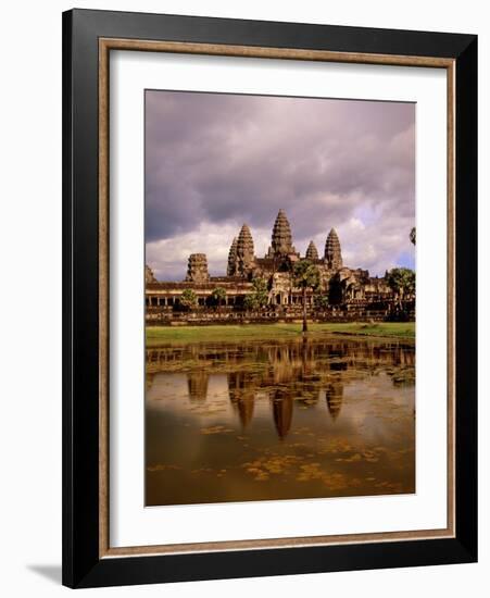 Angkor Wat temple, Cambodia, Asia-Angelo Cavalli-Framed Photographic Print