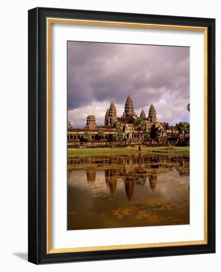 Angkor Wat temple, Cambodia, Asia-Angelo Cavalli-Framed Photographic Print