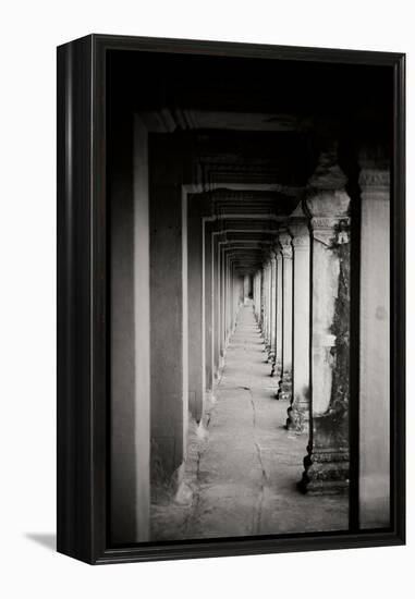 Angkor Wat Walkway II-Erin Berzel-Framed Premier Image Canvas