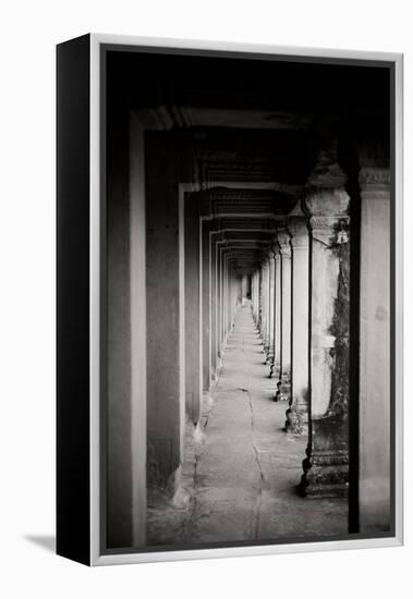 Angkor Wat Walkway II-Erin Berzel-Framed Premier Image Canvas