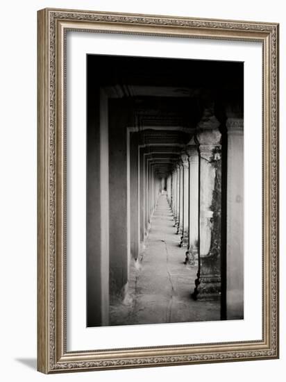 Angkor Wat Walkway II-Erin Berzel-Framed Photographic Print