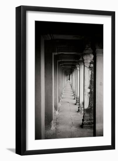 Angkor Wat Walkway II-Erin Berzel-Framed Photographic Print