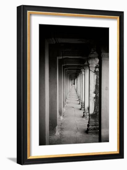 Angkor Wat Walkway II-Erin Berzel-Framed Photographic Print