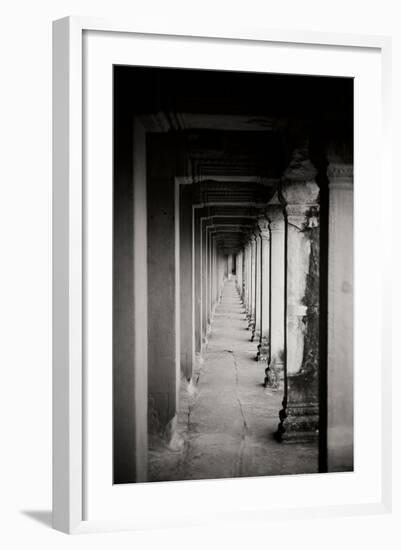 Angkor Wat Walkway II-Erin Berzel-Framed Photographic Print