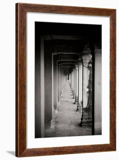 Angkor Wat Walkway II-Erin Berzel-Framed Photographic Print