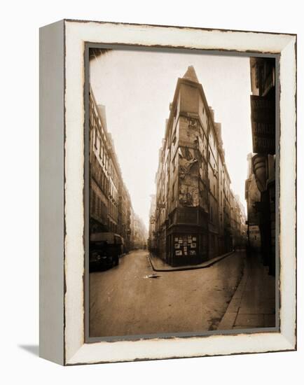 Angle Rue de Seine, 1924-Eugène Atget-Framed Premier Image Canvas