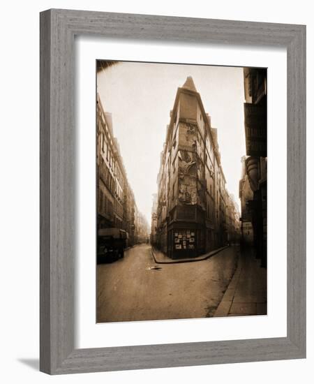 Angle Rue de Seine, 1924-Eugène Atget-Framed Photographic Print