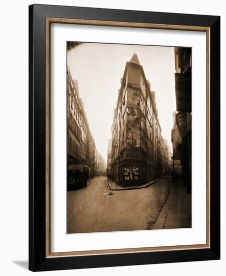 Angle Rue de Seine, 1924-Eugène Atget-Framed Photographic Print