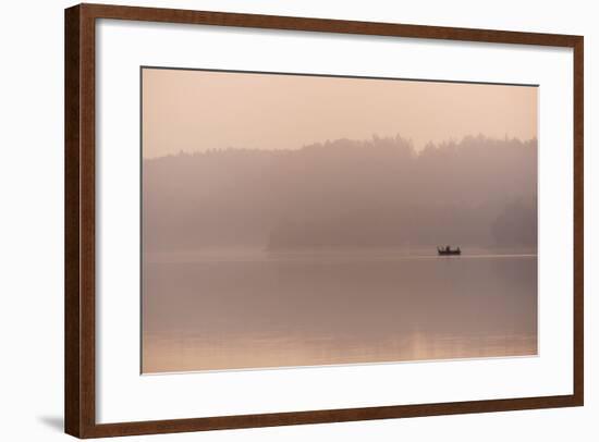 Angler in the Fog-Benjamin Engler-Framed Photographic Print