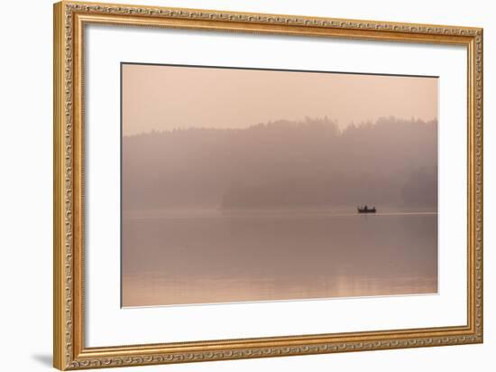 Angler in the Fog-Benjamin Engler-Framed Photographic Print