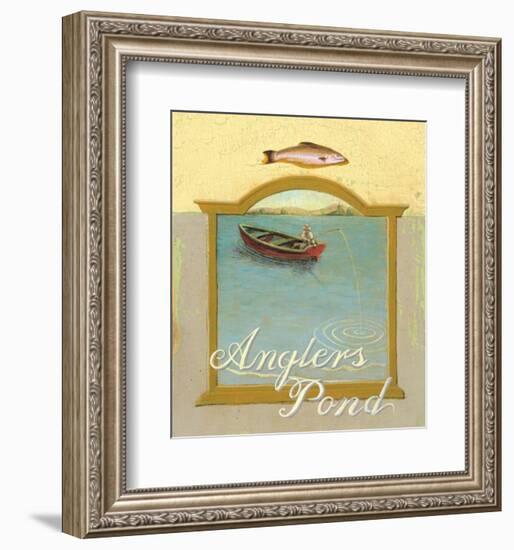 Angler's Pond-Robert LaDuke-Framed Art Print