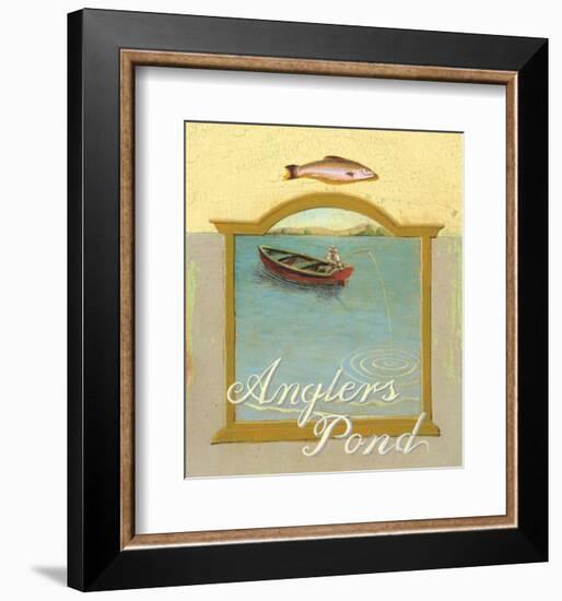 Angler's Pond-Robert LaDuke-Framed Art Print