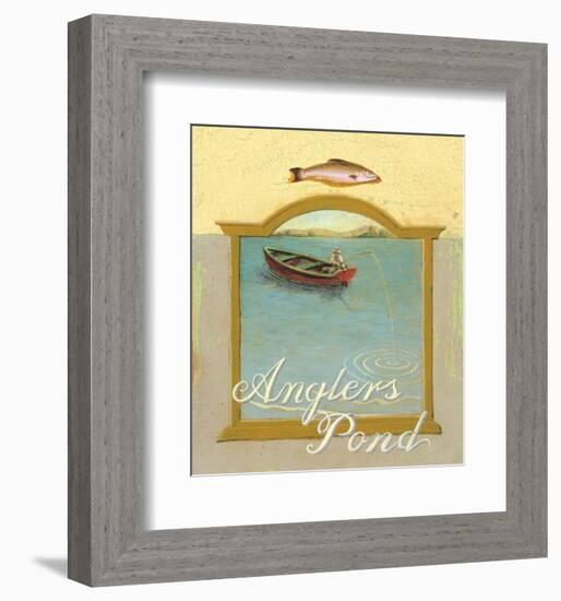 Angler's Pond-Robert LaDuke-Framed Art Print