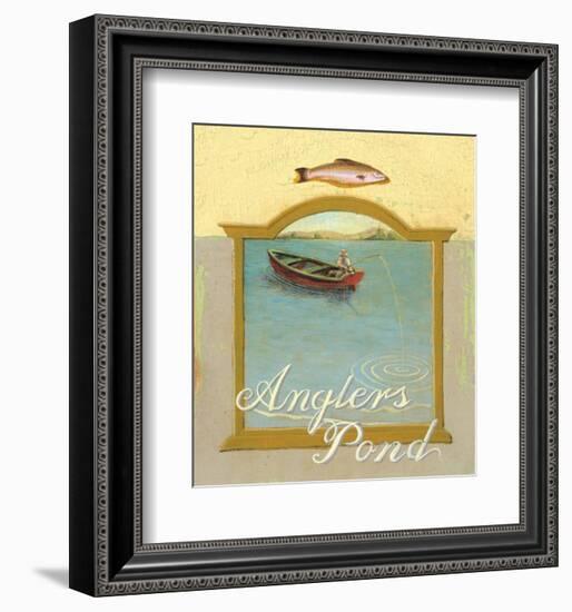 Angler's Pond-Robert LaDuke-Framed Art Print