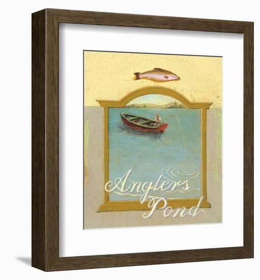 Angler's Pond-Robert LaDuke-Framed Art Print